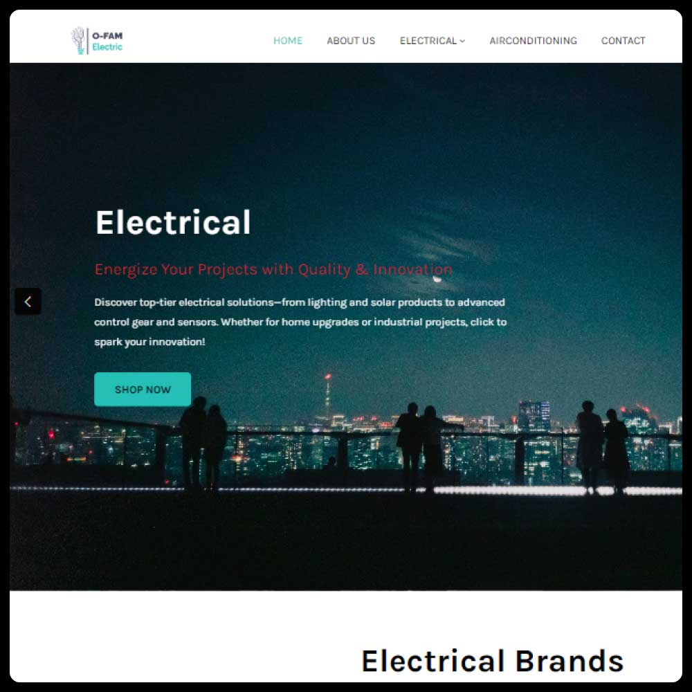 Website project thumbnail